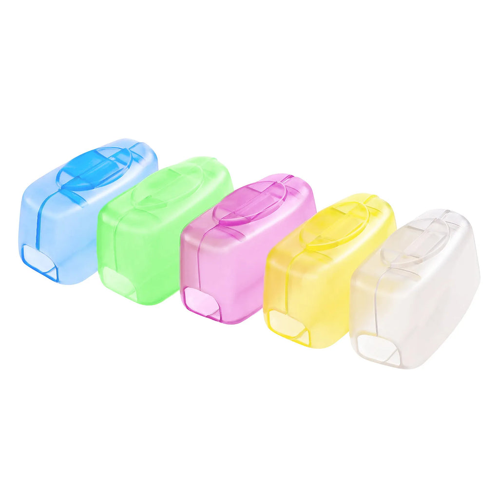 10Pcs Compact Lightweight Toothbrush Head Protective Covers Travel Toothbrush Caps Dustproof Hygienic Storage for Daily Use