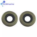 For OMC New Gearcase Oil Seal Replace 321480 0321480 Sierra 18-2028 2pcs