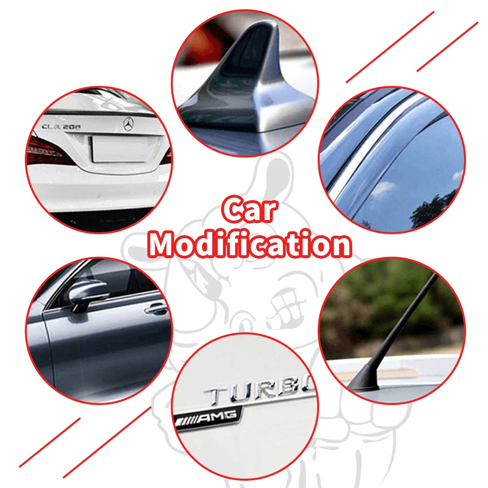 Strong Car Special Clear Double Sided Tape Heavy Duty Acrylic Foam Adhesive Sticker for Auto Rear Spoiler Household Accessories