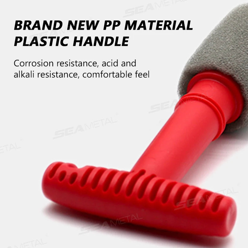 SEAMETAL Handheld Car Wheel Cleaning Brush Wheel Screw Nut Washing Tool Car-Detailing Hidden Corner Cleaning Sponge Scratch-Free
