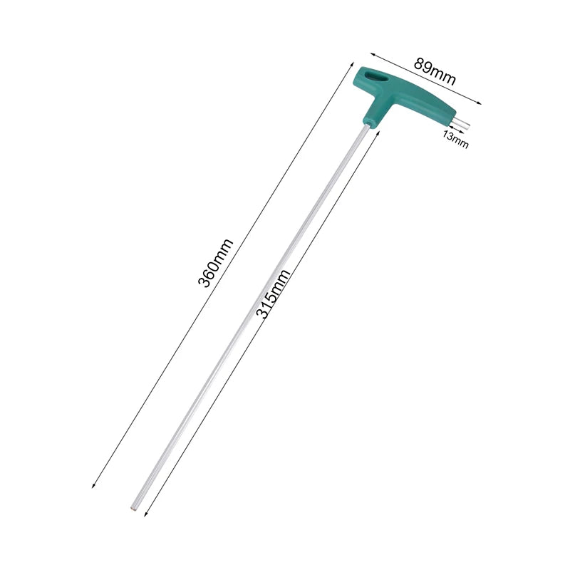 3mm 4mm Ball Head Hex key allen Wrench Hand Tool Extra Long Arm T-Handle Hex Key Wrench Chrome Steel Hexagona