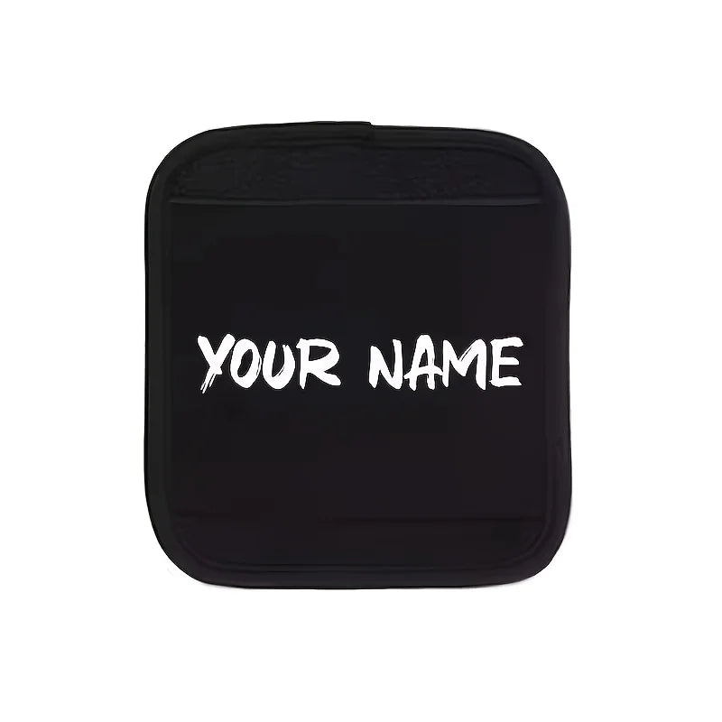 Custom Name Travel Essential Luggage Handle Cover with Personalized Text, Ideal for Protecting Your Hands And Bag Handle