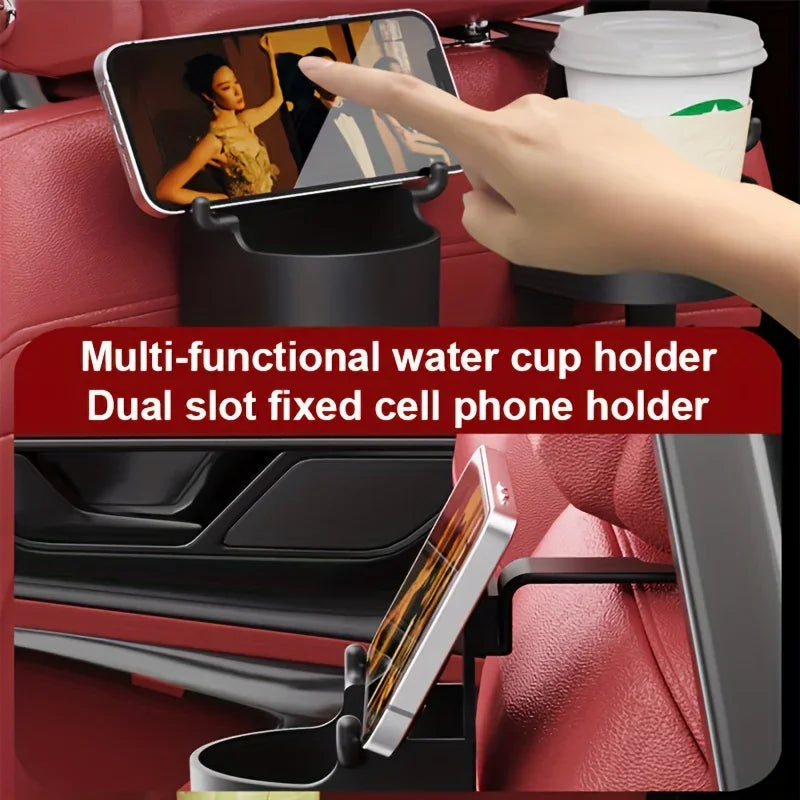 Car Seat Back Multi-functional Hook Rear Creative Water Cup Holder, Car Storage Rack For Public Buses Vehicles Theaters