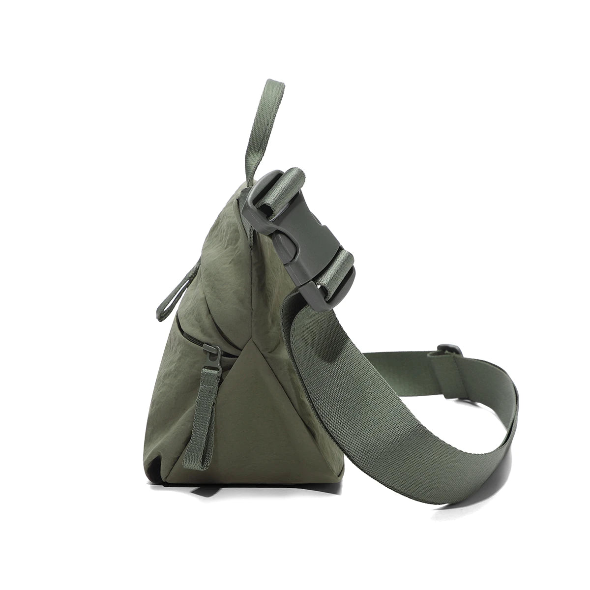 Fashionable women's nylon crossbody bag, niche chic backpack, casual large capacity chest bag, shoulder bag