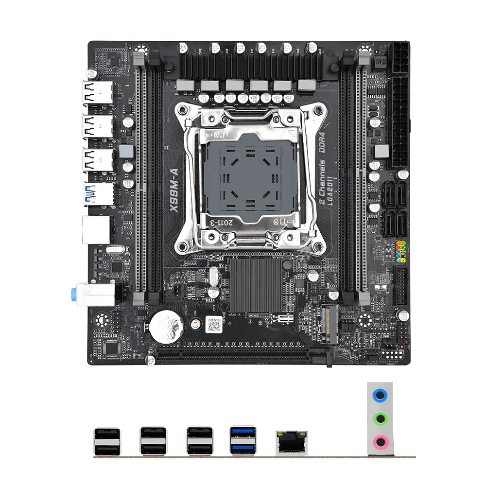 LGA2011-3 Micro ATX X99 Motherboard Kit Set with 2680 V4 CPU + 16GB DDR4 RAM Combo Placa Mae Office Assembly Kit Xeon USB 3.0 X9