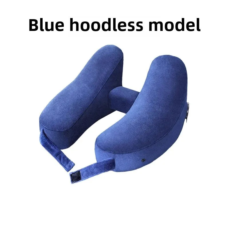 Portable Travel H-Shaped Inflatable Neck Pillow High-Quality Aviation Standard Neck Support Pillow For Infants And Adults