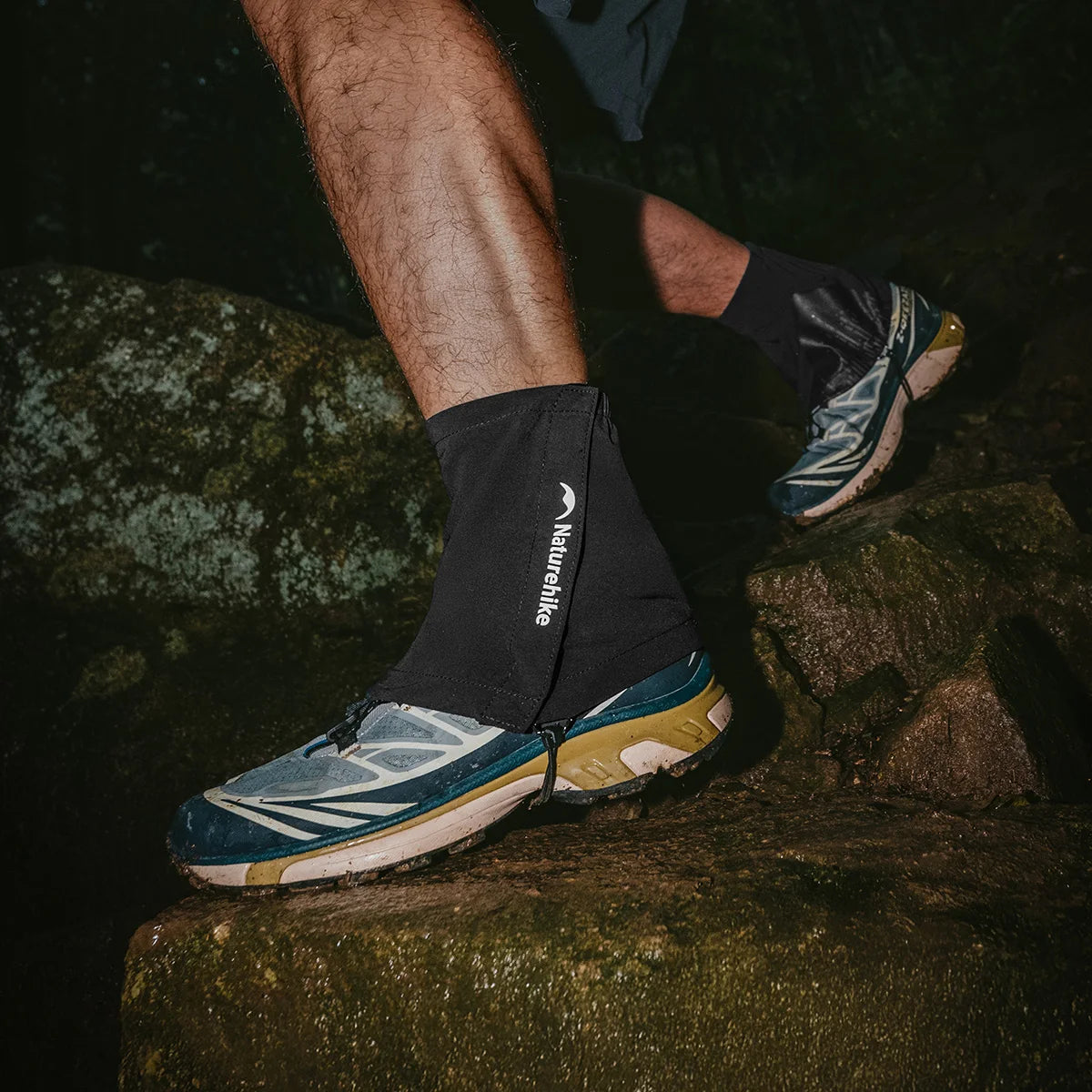 Naturehike Lingpao High Elasticity Hiking Leg Covers Outdoor Trail Running Breathable Waterproof Sports Gaiters CNK2650DS012