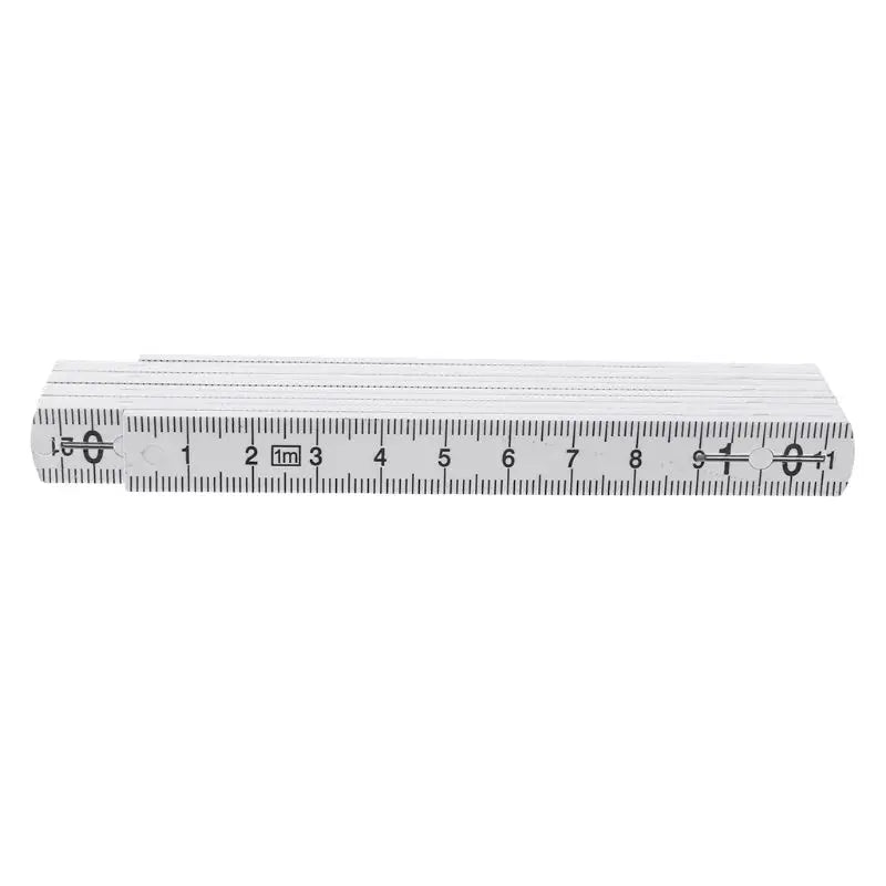 Folding Meter Stick Foldable Ruler for Metric Measurement System 10 Lock Joints