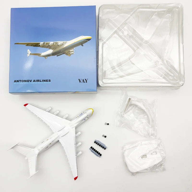 20CM an225 Model Airplane Openable Cabin Scale Aircraft Replica Alloy ANTONOV 225 Mriya Airlines Authentic Collectible Gift