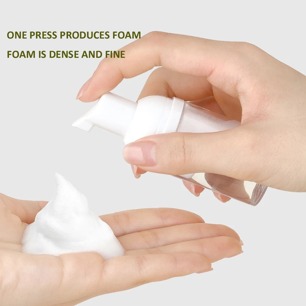 PET Simple Travel Refillable Bottle Set Shampoo Shower Gel Toner Lotion Serum Cream Box Jar Empty Container