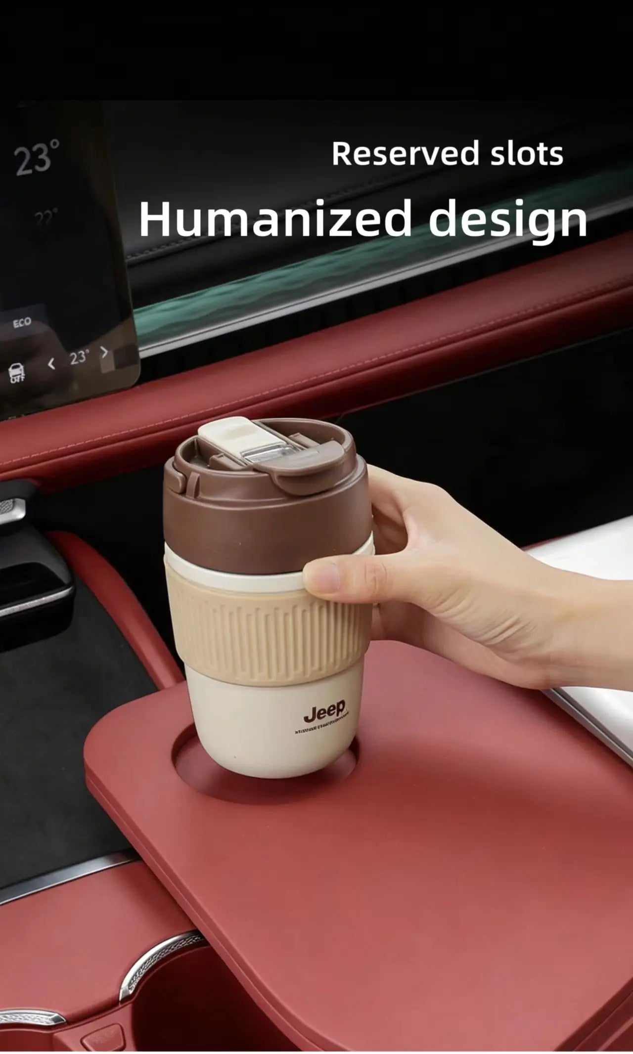 NAPP Material Universal Car Table Dining Cup Holder Wheel Tray Travel Fold Desk Laptop Portable Office Table Car Accessories