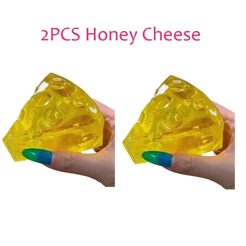 Simulated Squeeze Butter Stress-relieving-toys Squishy Fake Baozi Fun Pinch Uncompressed Fidget Toys Popular Children Favor Gift