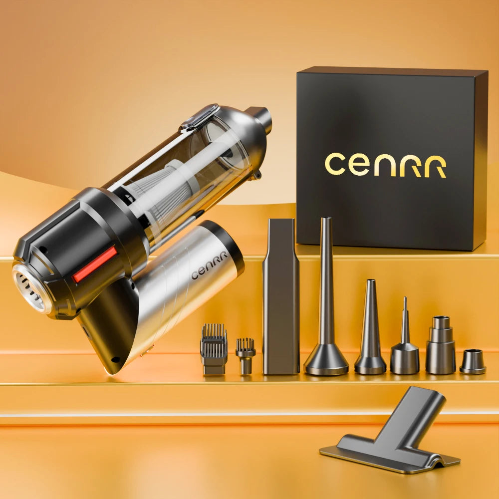 CENRR Car Vacuum Cleaner Powerful Mini 998000PA Cordless Portable Vacuum Cleaner for Home Appliance Handheld Blower Car Cleaner