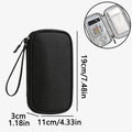 1 New Data Cable storage Bag Travel Storage Bag Portable Waterproof Double-layer Storage Bag Wire Storage Box