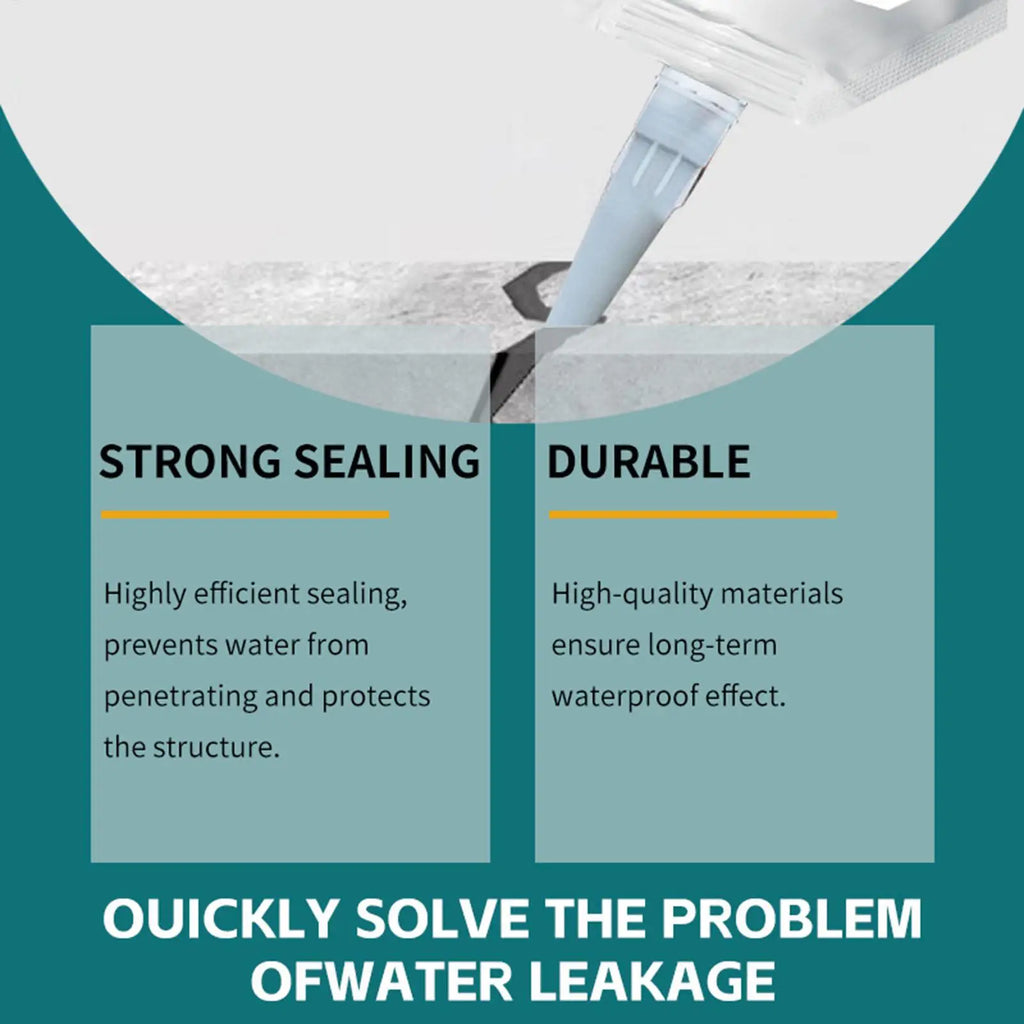 500ml Concrete Filler Concrete Repair Patch Quick-Drying Strong Adhesive Leak Preventer For Kitchen Bathroom Garage