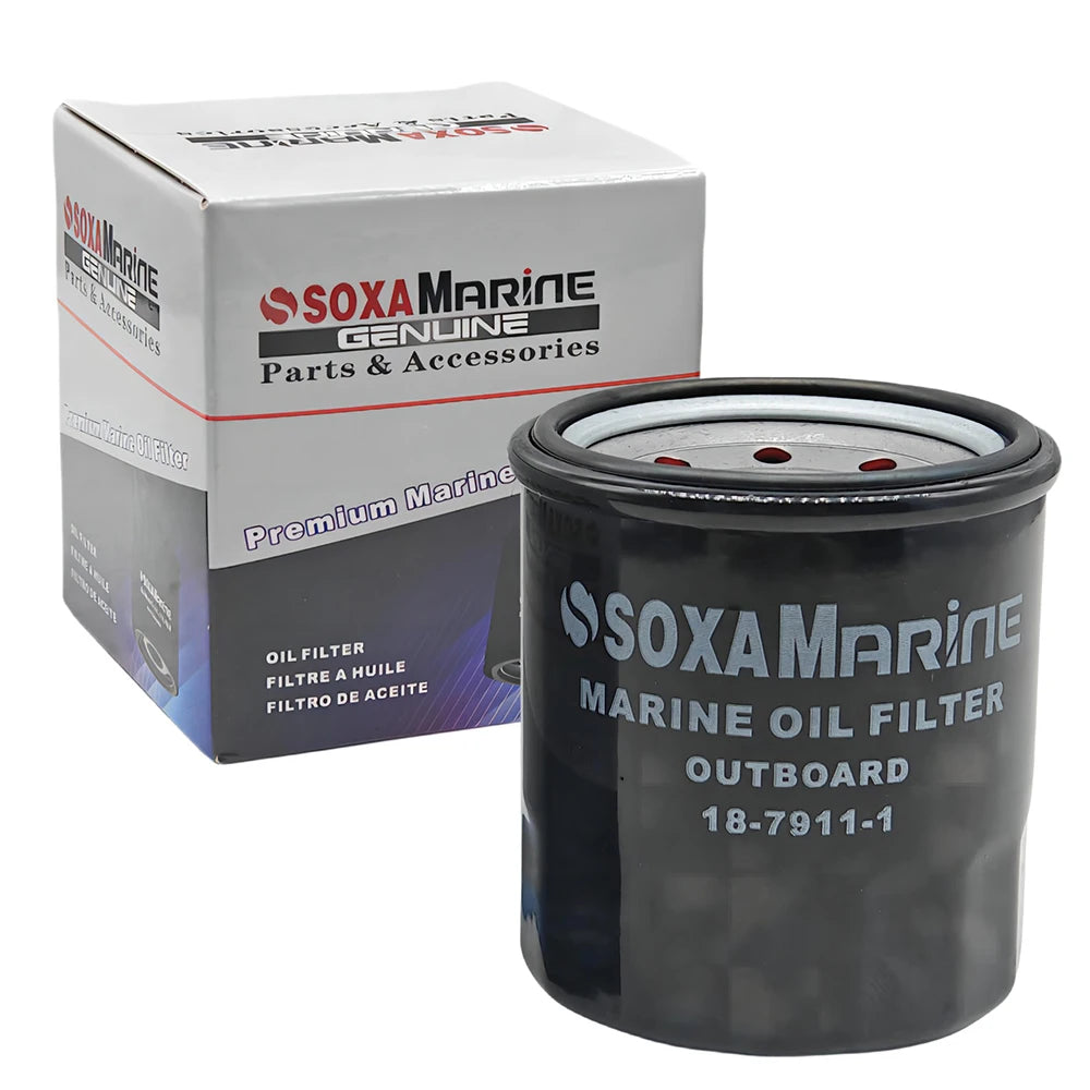 Oil Filter for Yamaha Honda Tohatsu Nissan 9.9-115 HP Outboard Engine PH6607 15400-PFB-007 3R0-07615 5GH-13440-00 18-7911-1