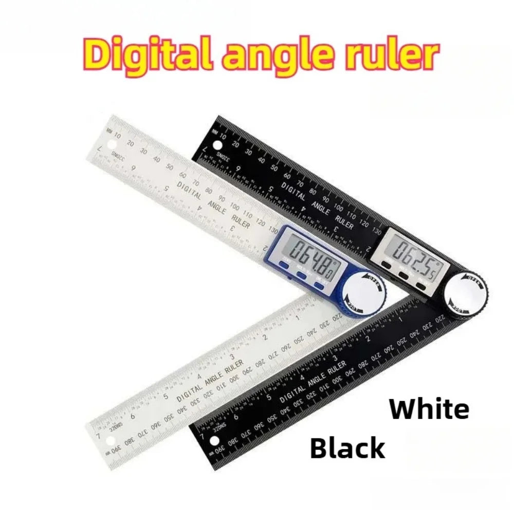 High Precision 2 in 1 Digital Angle Detector Scale Suitable for Woodworking Measurement Tools High Accuracy Mutifunction Tools