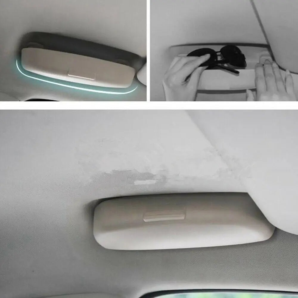1PCS Universal Car Sunglasses Holder Glasses Case Cage Storage Box Automobiles Interior Accessories Car Glasses Holder