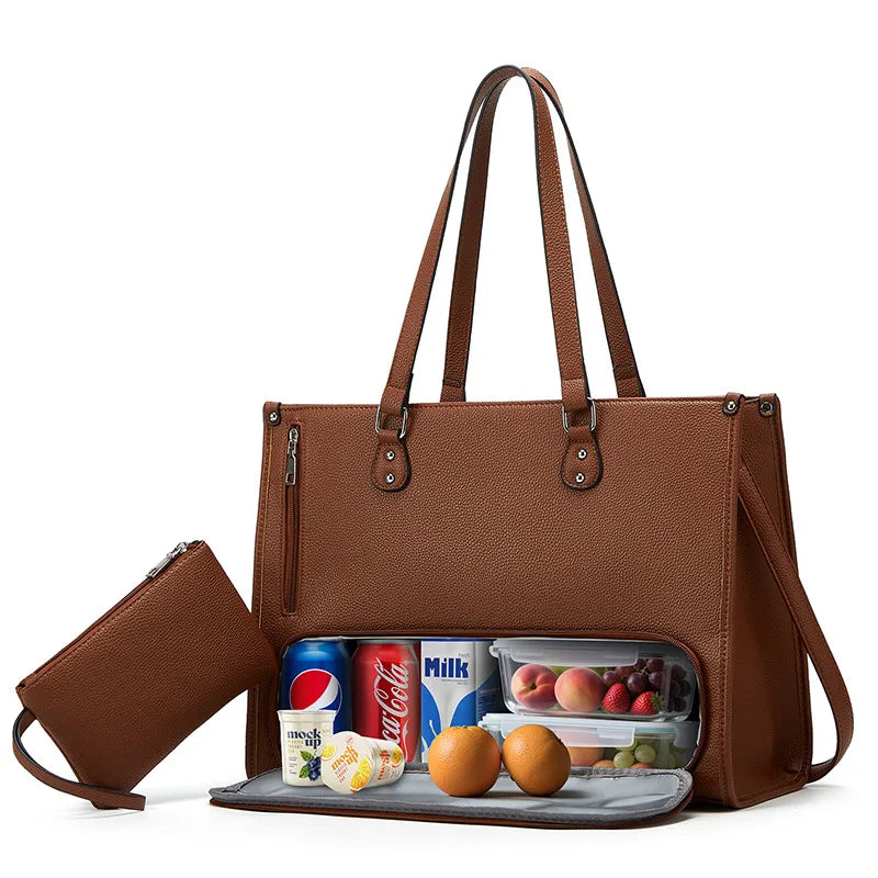 Trendy Large Capacity Tote Bag for Women Shoulder Bags Computer Bag Shopping Bags Class Bag for Girl Designer Bags Bolsos Mujer