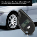 Mini Keychain Style Portable Tire Gauge Digital Lcd Display Car Air Pressure Tester Meter Auto Motorcycle Safety