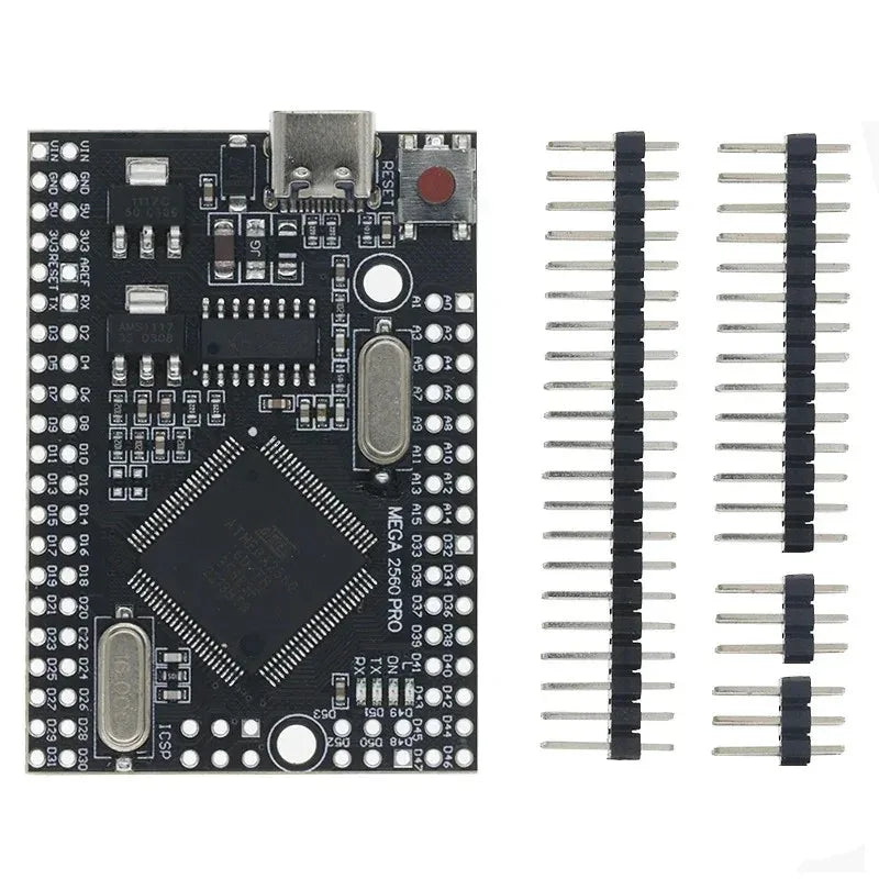 Mega 2560 PRO MINI 5V (Embed) CH340G ATmega2560-16AU with male pinheaders Compatible for arduino Mega 2560