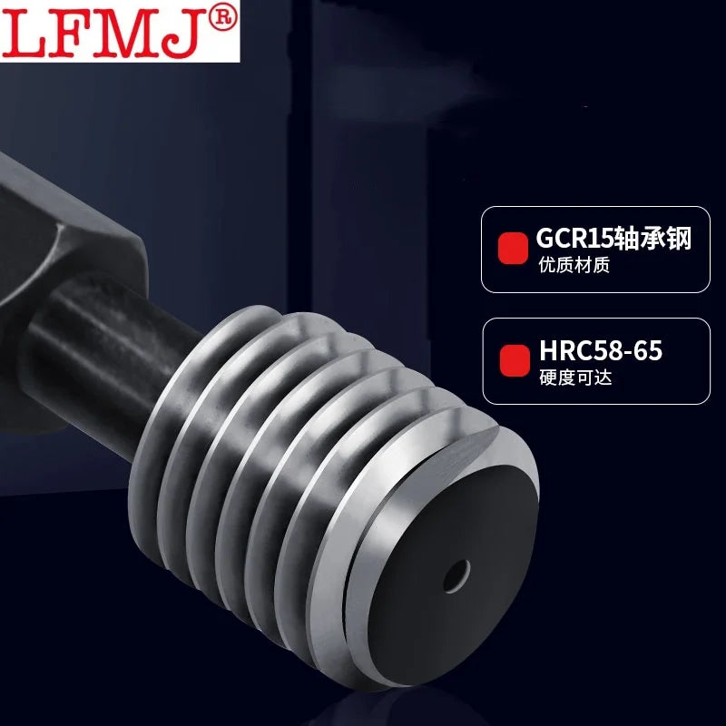 6G M18-M31 Gcr15 Steel Gage Metric Fine Teeth Thread Plug Gauge High Quality wholesale  X 0.5 0.75 1 2 3 Measure Tool 1pcs