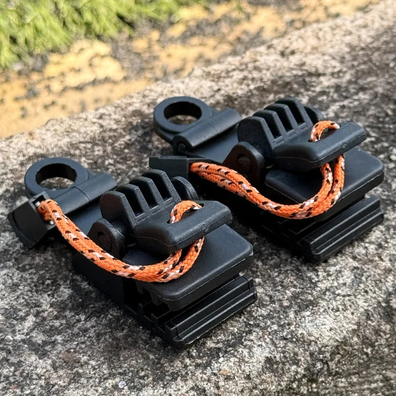 4/1pcs Sturdy Heavy Duty Tent Clips Outdoor Tarpaulin Clamps Anti-wind Fixed Tent Reinforced Tarp Clips Hook for Outdoor