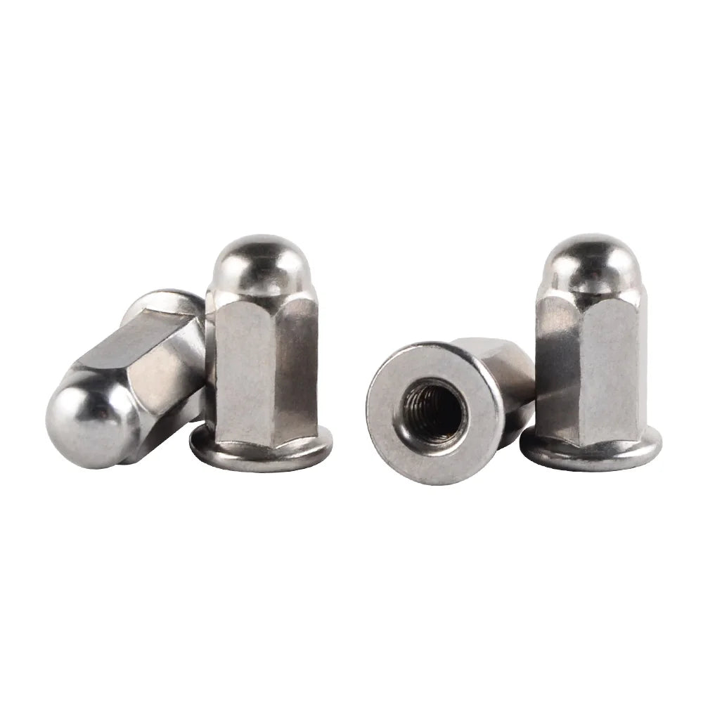 4pcs 6mm 10mm Motorcycle Acorn Nuts M10*1.25 M6*1.00 M6 M10 Auto Hexagon Cover Dome Cap Nut Blind Nuts