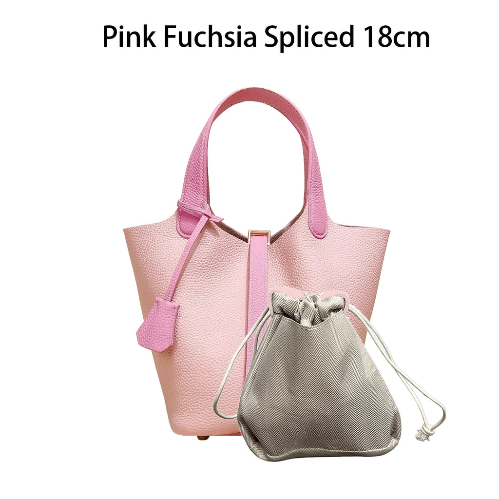 MENDY Women Bags Handbags Bucket Bag 18/22 Big Small Fashion Tote Bag Genuine Leather Luxury Quality Designers Lady Hand Bags