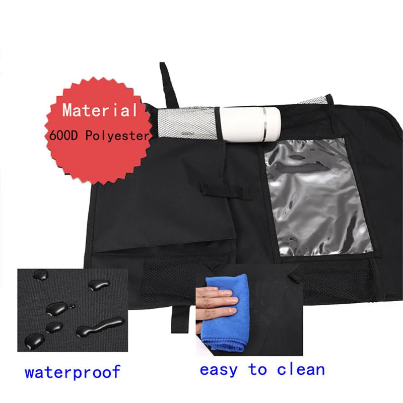 Car rear seat storage bag car seat back protector for Volvo R Design RDesign XC90 XC60 S60 V40 XC40 V60 V50 S40 C30