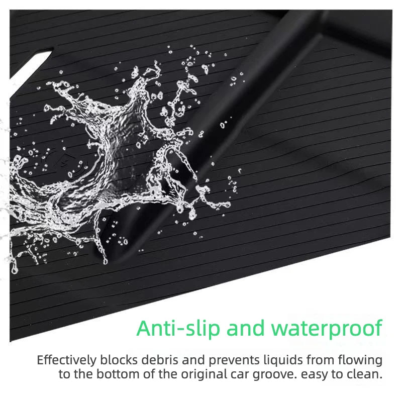 For LYNK&CO 08 2023-2025 Car Wireless Charging Silicone Pad Armrest Box Compartment Storage Box Interior Accessories