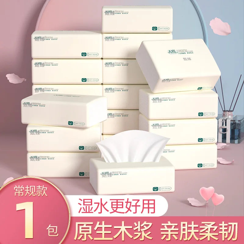 Toilet Paper Tissue Napkin Portable Pack Paper Tissue Made from Virgin Wood Pulp