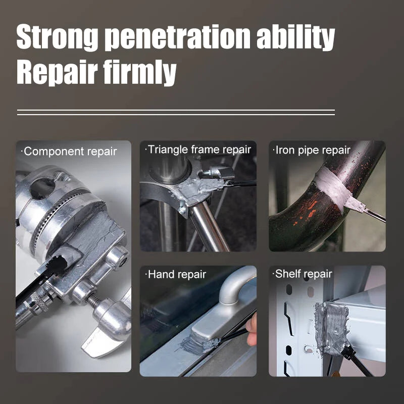 Metal Glue, Casting Glue 1.76 Ounces 2 Parts Epoxy Resin Super Welding, Welding Metal, Plastic, Steel, Ceramics, Glass Fiber Car