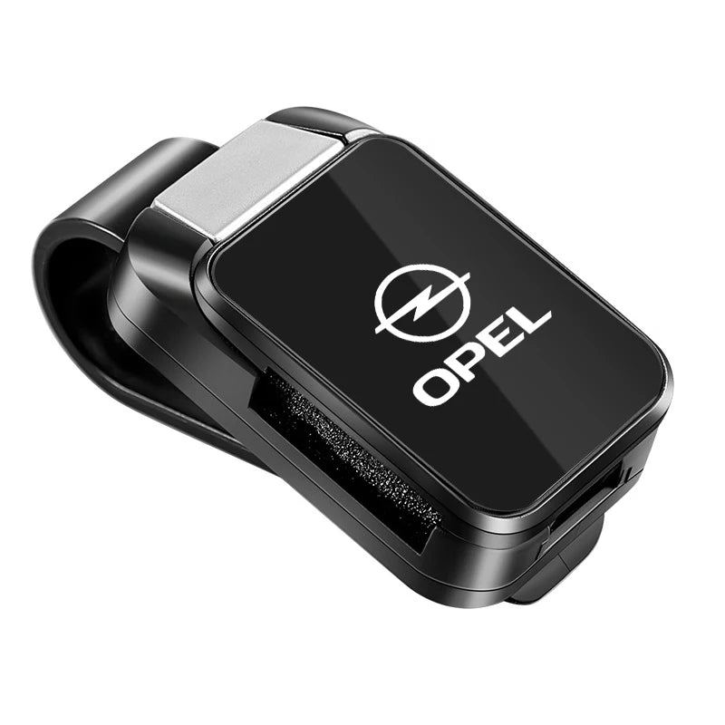 Car Eyeglass Holder Glasses Storage Clip Sunglasses Holder with Sponge Protection For Opel Corsa D Astra Insignia Mokka Adam