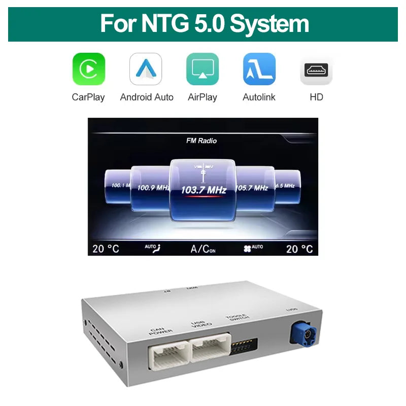 2025 New Wireless CarPlay For Mercedes Benz W212 W213 C207 E-Class 2012-2016,with Android Auto Mirror Link AirPlay Car Play