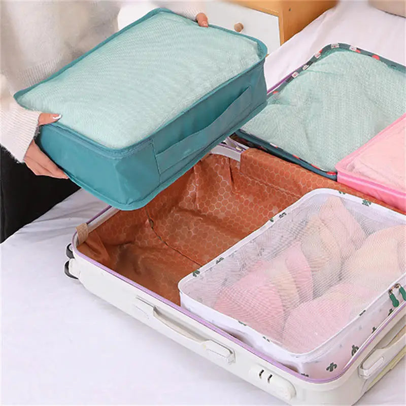 1/3pcs Travel Compressible Packing Multifunction Travel Storage Bag Waterproof Suitcase  Portable Luggage Organizer 3 Size S M L