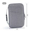 Travel Accessories Travel Wallet OX Cloth Ticket Holder Family Passport Holder Passport Protective Cover Zipper Document Case