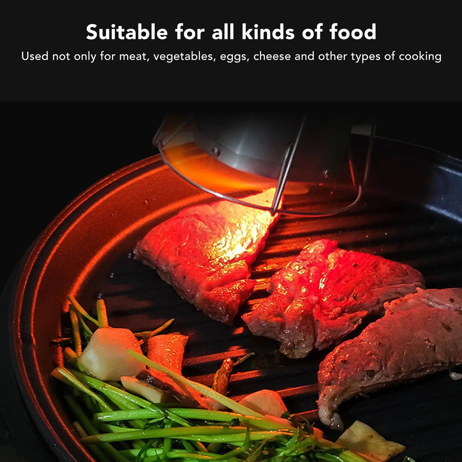 Culinary Torch Attachment Smokeless 304 Stainless Steel Flamethrower for Searing Melting Baking Tool Culinary Torch Attachment