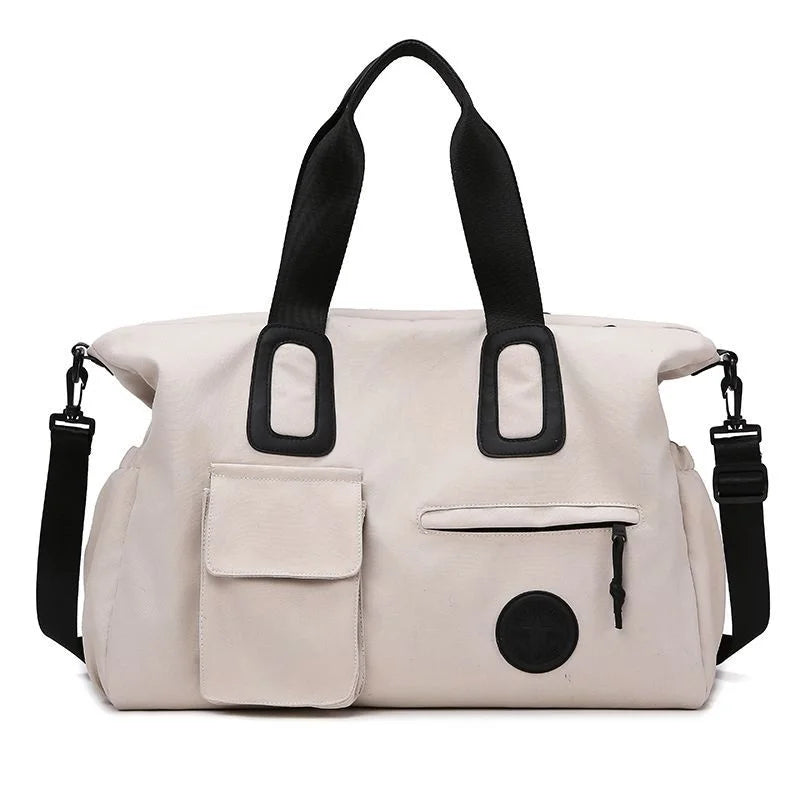 Short Trip Bag Women's Large Capacity Handheld Lightweight Luggage Bag Outdoor Soft Storage Bag Gym Bag