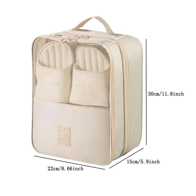 High Quality Portable Travel Shoe Bag Underwear Clothes Shoe Storage Bag Packaging Cube Organizer Multifunction Travel Accessori