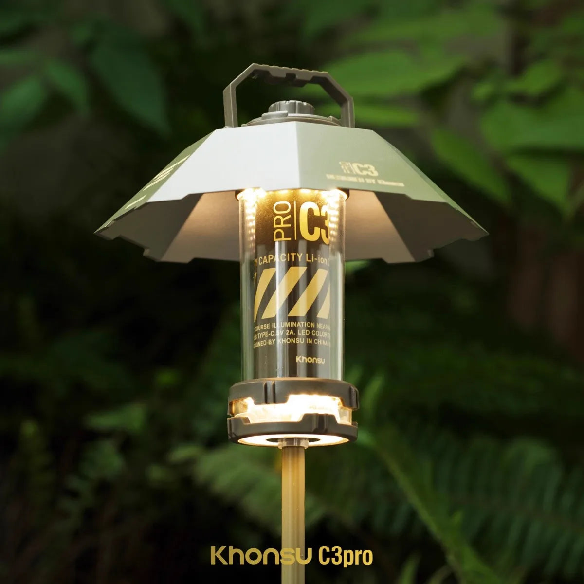 5000mAh Tactical Camping Lamp Portable Rechargeable Tent Lamp Outdoor LED Flashlight For Outdoor Camping Hiking Fishing