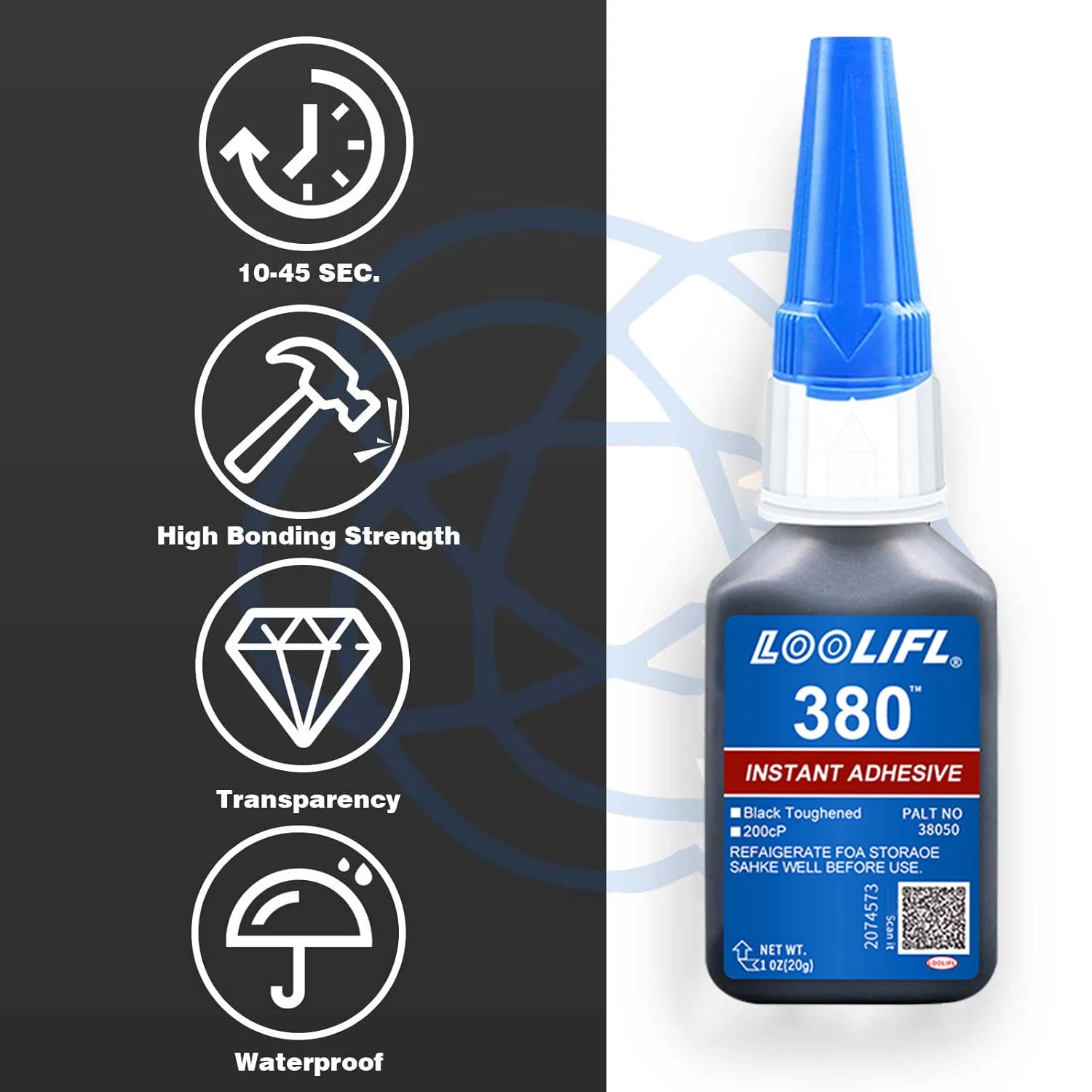 New black rubber glue, high strength, waterproof and simple to operate, is used for rubber, soles, auto parts and various tires.