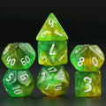 Iridescent Glitter RPG Polyhedral Dice Set for DND Game Dungeon and Dragons Table Board Roll Playing Games