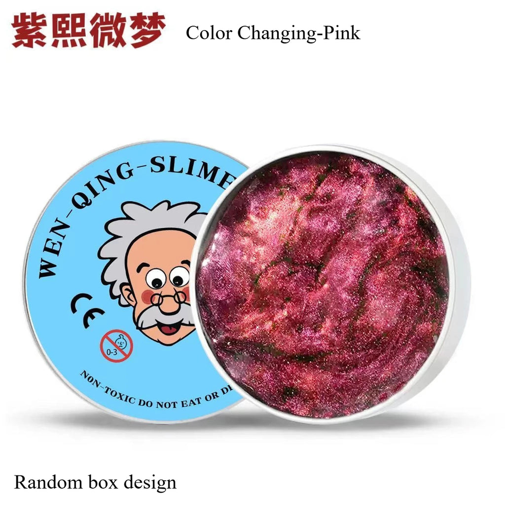 New Stress Relief Toys Old Man Liquid Squishy Transparent Crystal Slime Fluffy Foam Putty Kids Safe Bouncy Stretchy Color Slime