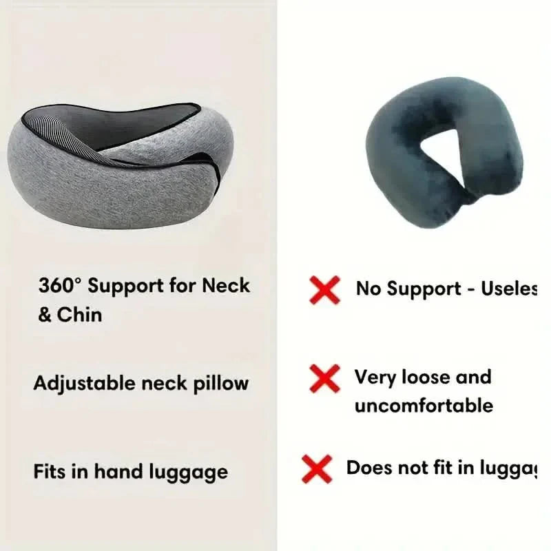 U Shape Memory Foam Neck Pillow Snail Travel Neck Pillows Portable Cervical Vertebra Airplanes Noon Break Pillow Relax