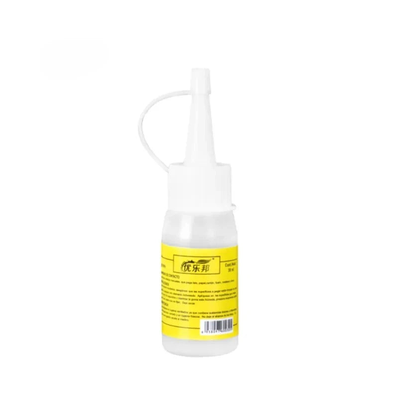 30ml Transparent Strong Alcohol Glue Non-Woven Fabric Handmade Adhesive for DIY Craft, Diamond Painting, Button & Twine Fixing