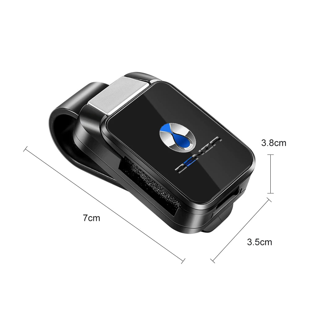 Universal Car Visor Glasses Clip ABS For BYD Denza EV D9 DM-i N7 N8 N9 Z9 Z9GT Car Sunglasses Holder Eyeglass Hanger Accessories