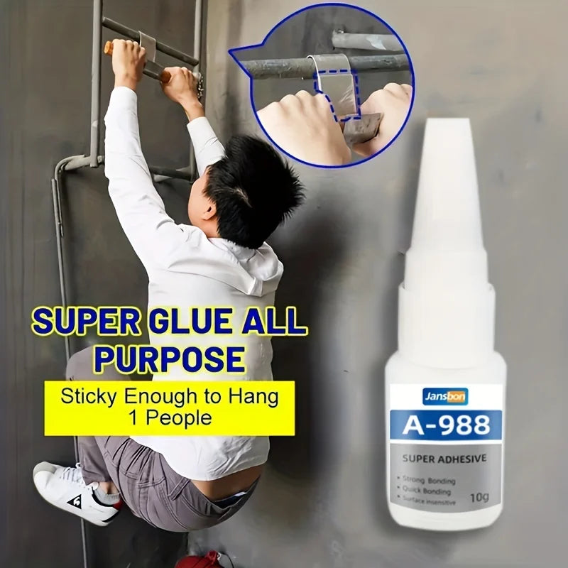 Universal Glue For Metal, Iron, Aluminum, Glass, Plastic, Leather & Wood - Quick-Drying & Super Strong! for factory&workshops&pa