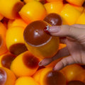 Simulated Orange Mango Lemon Potato Corn Pudding Pineapple Handmade Squishy Stress Ball Crisp Crunch ASMR Sensory Squeeze Ball