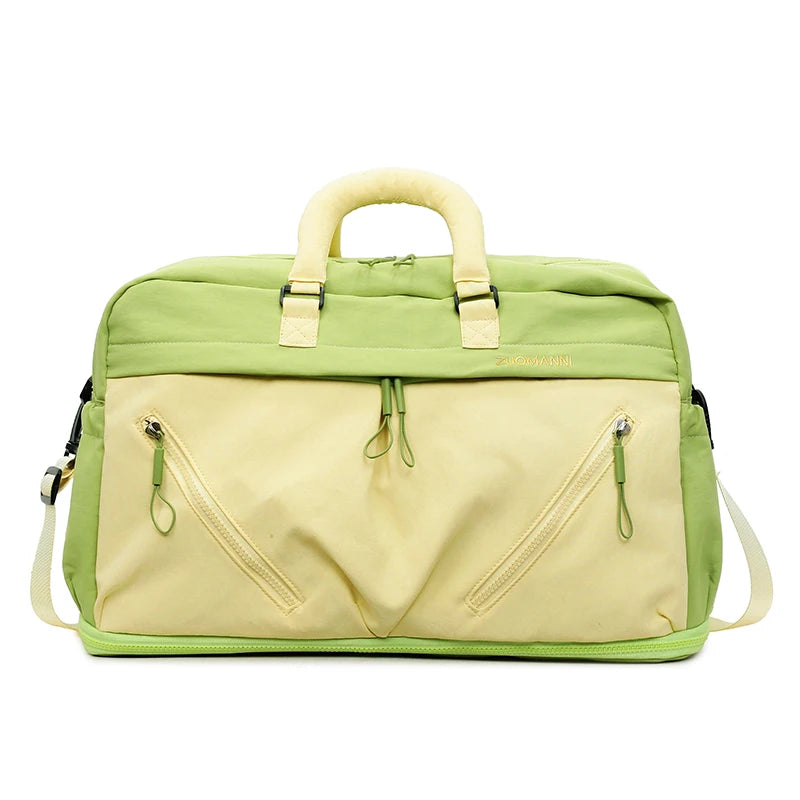 Sports Duffels Bag Travel Handbag Independent Shoe Compartment Suitable for Sports Fitness Travel Weekend Stays Business Travel